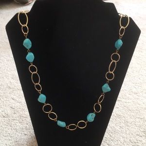 Turquoise color necklace